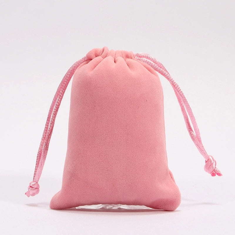 100 Pieces Factory Flannel Jewelry Packaging Bag Buddha Beads Jewelry Play Bag Brocade Bag Gift Bag Drawstring Bag