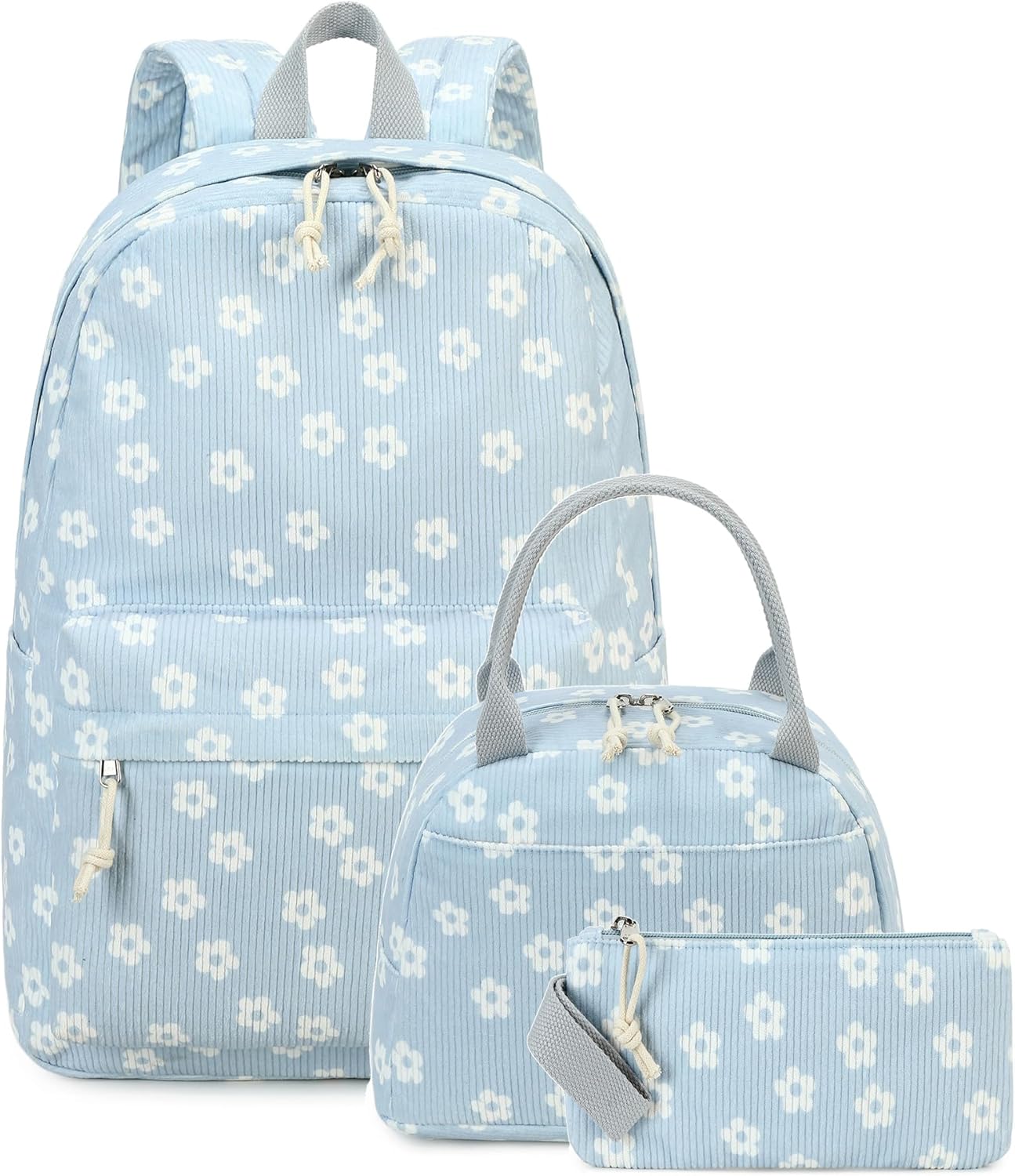 Bluboon School Backpack Teens Girls Boys Kids School Book Bags with Lunch Box Pencil Bag