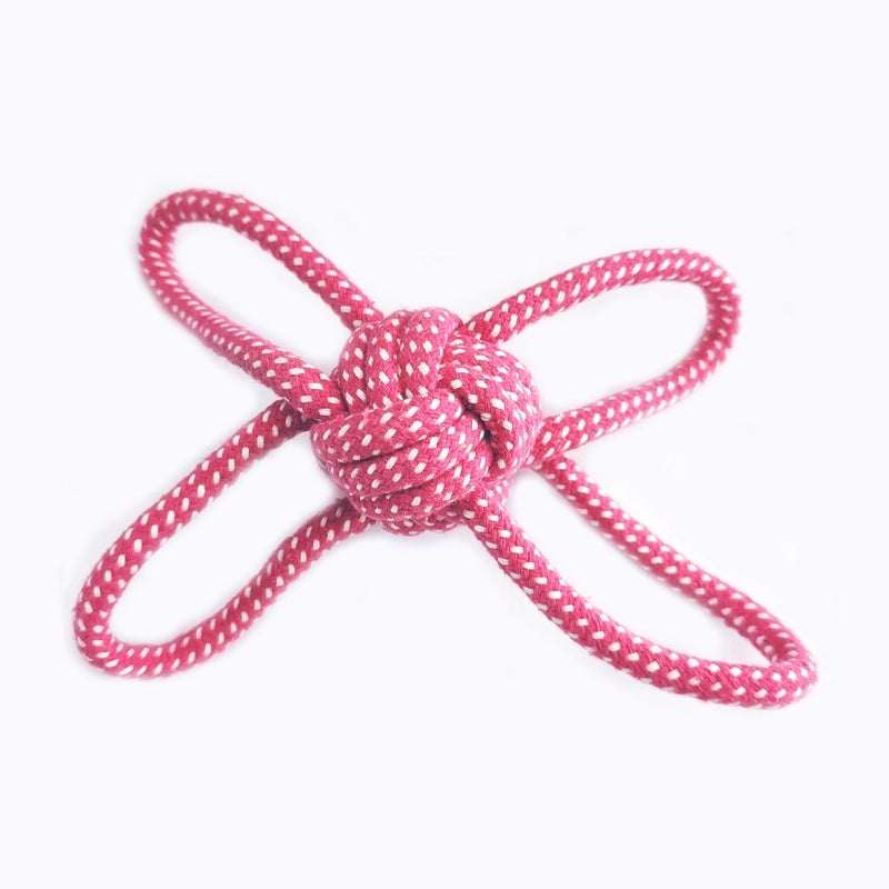 New Dog Toy Pet Cotton Rope Toy Hand-pulled Braided Ball Medium And Large Dog Interactive Bite Training Ball
