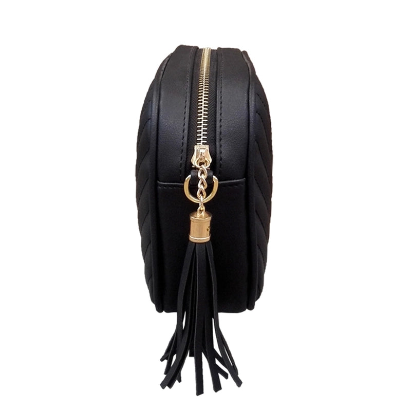 Women's Small Pu Leather Solid Color Fashion Square Zipper Crossbody Bag