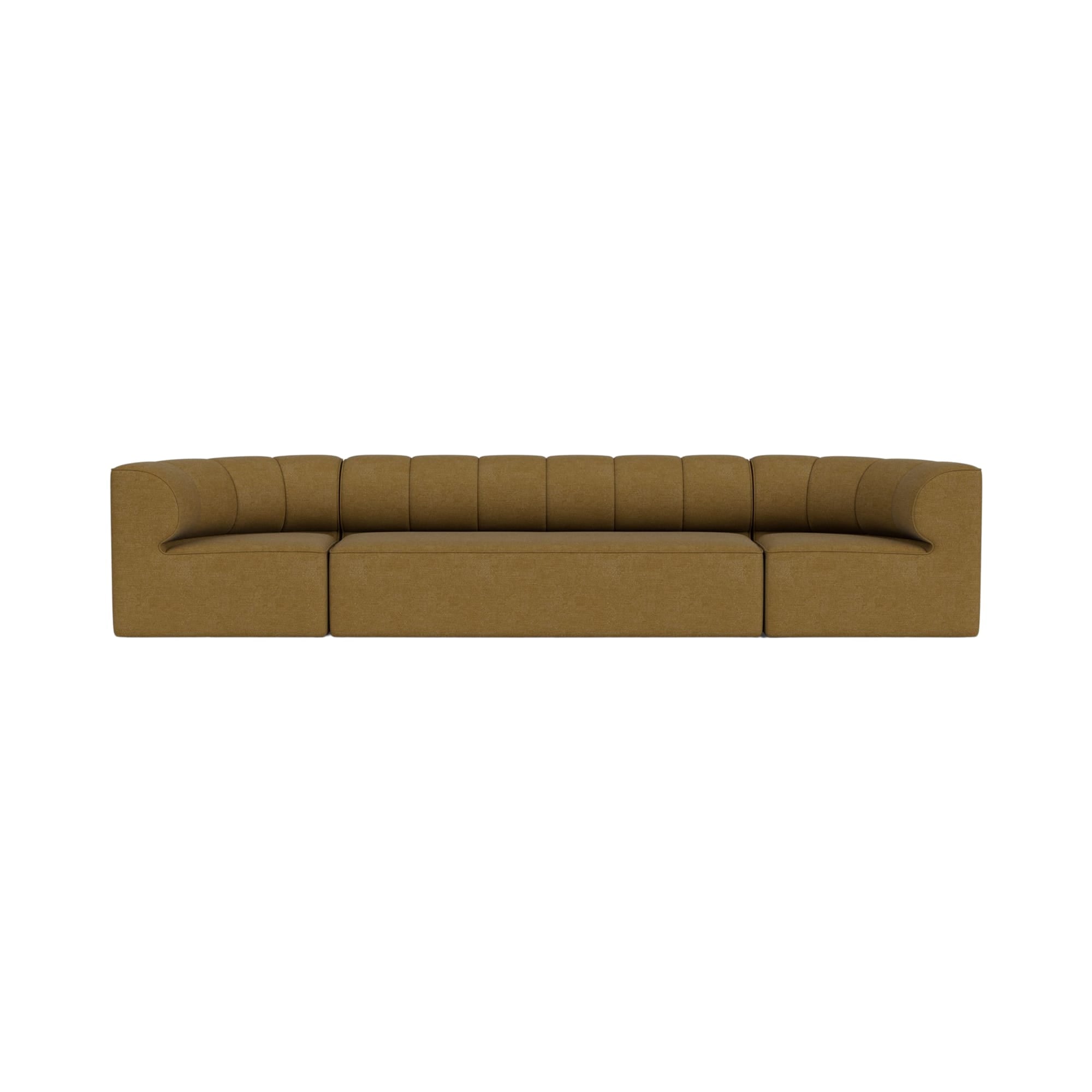 Eave Seamline Modular Sofa. 34 Depth. 4-seater. Configuration 1