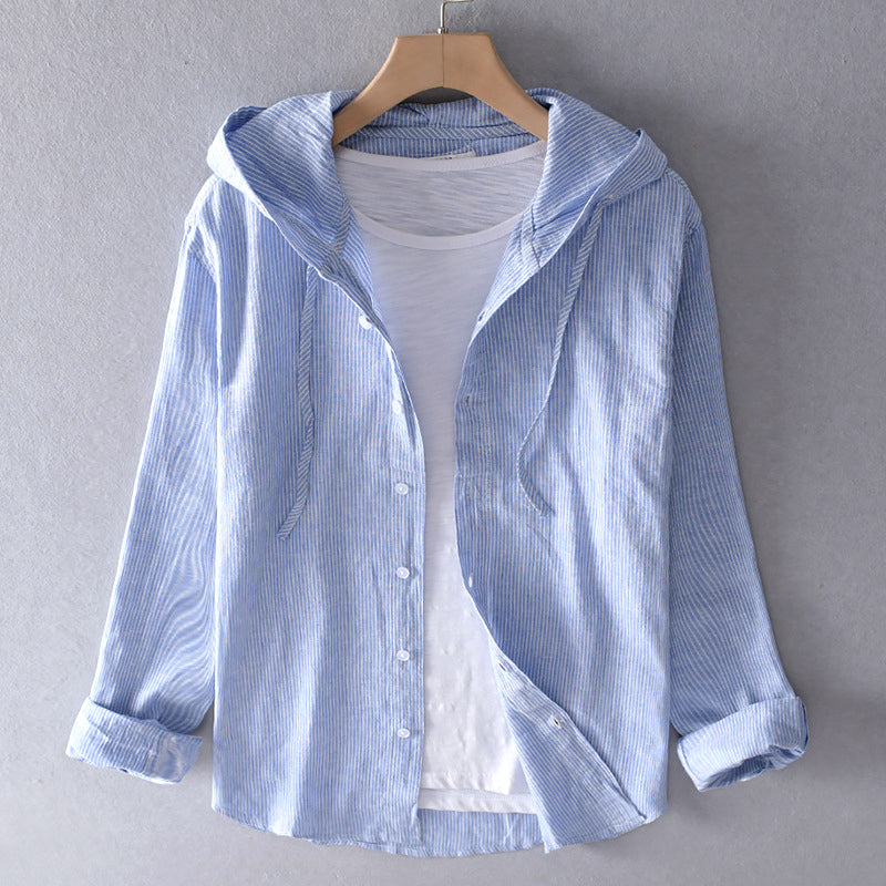 Coastal Whisper by Avery Hooded Shirt