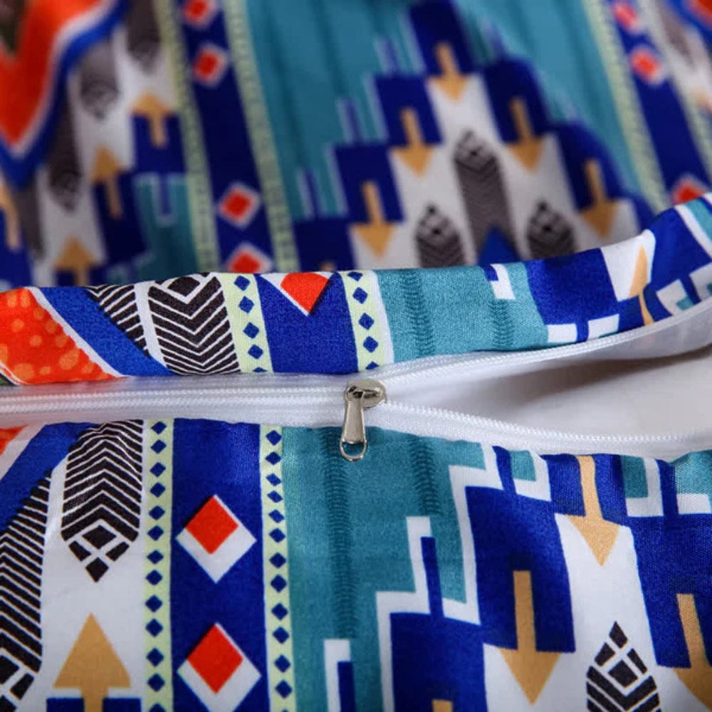 Indara Boho Tribal Print Quilt Cover Set