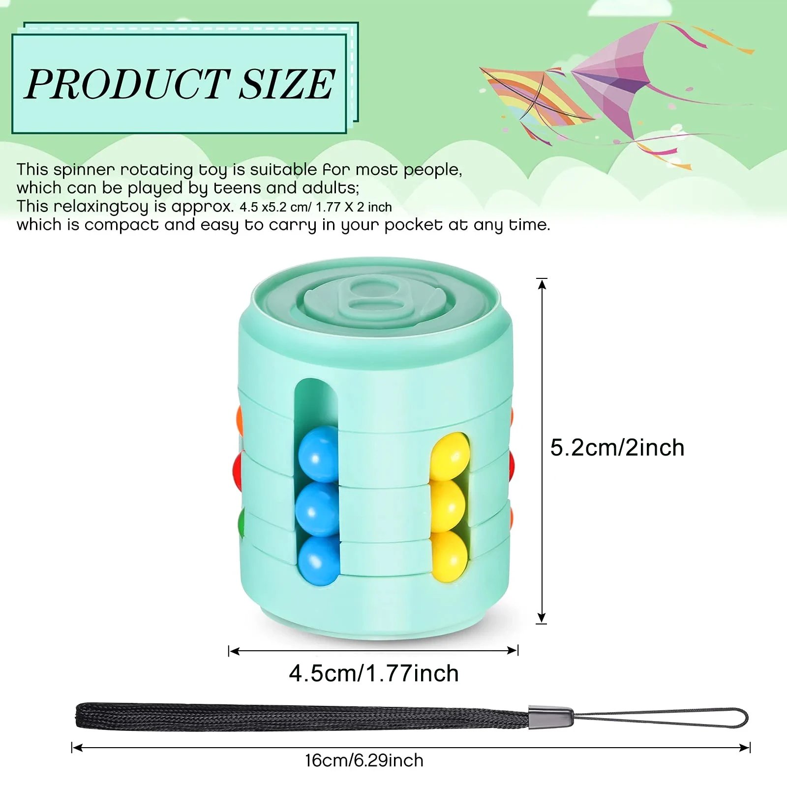 (Early New Year Sale- SAVE 48% OFF)Rotating Magic Bean Cube