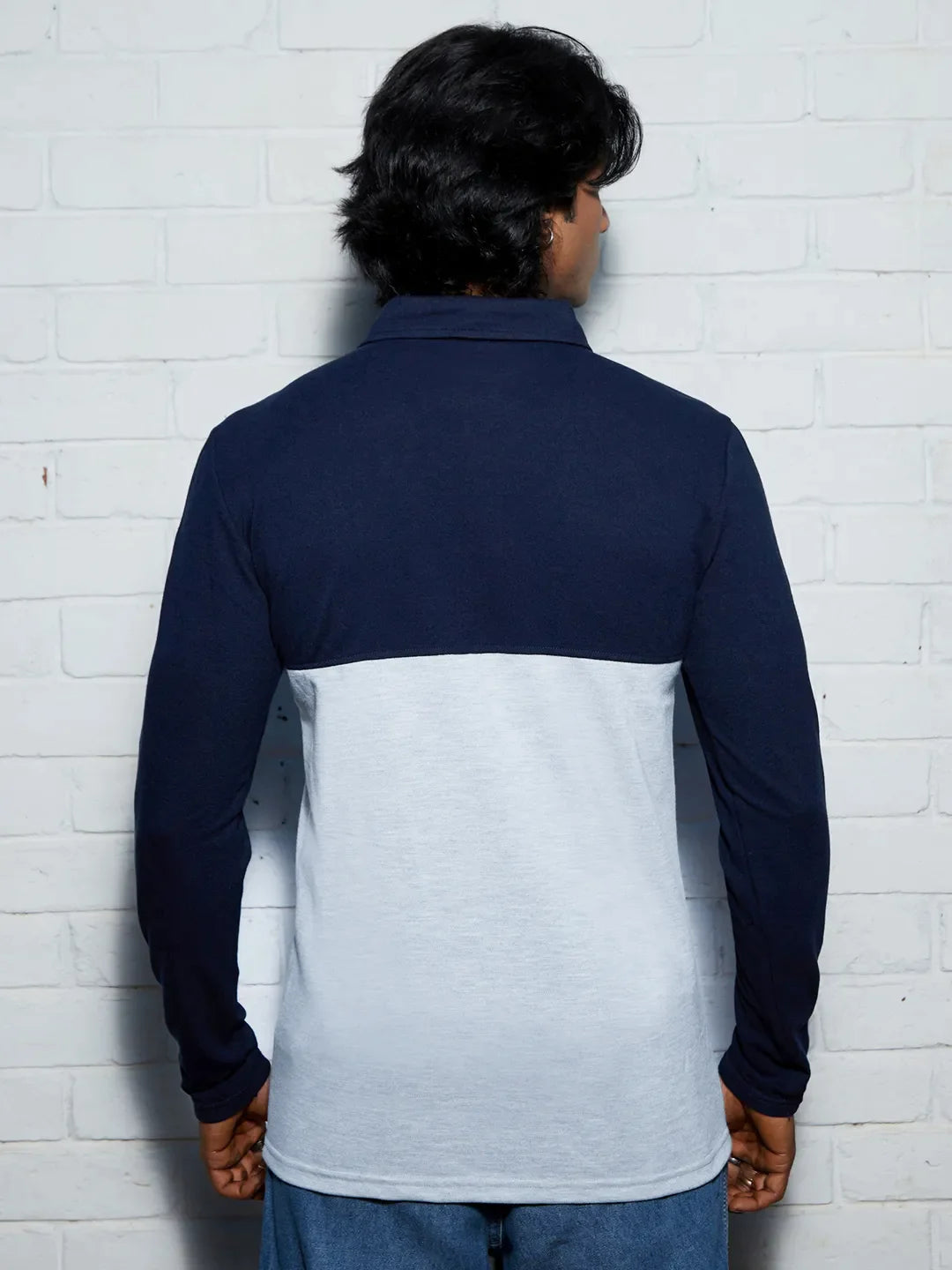 Contrast Panel Shirt