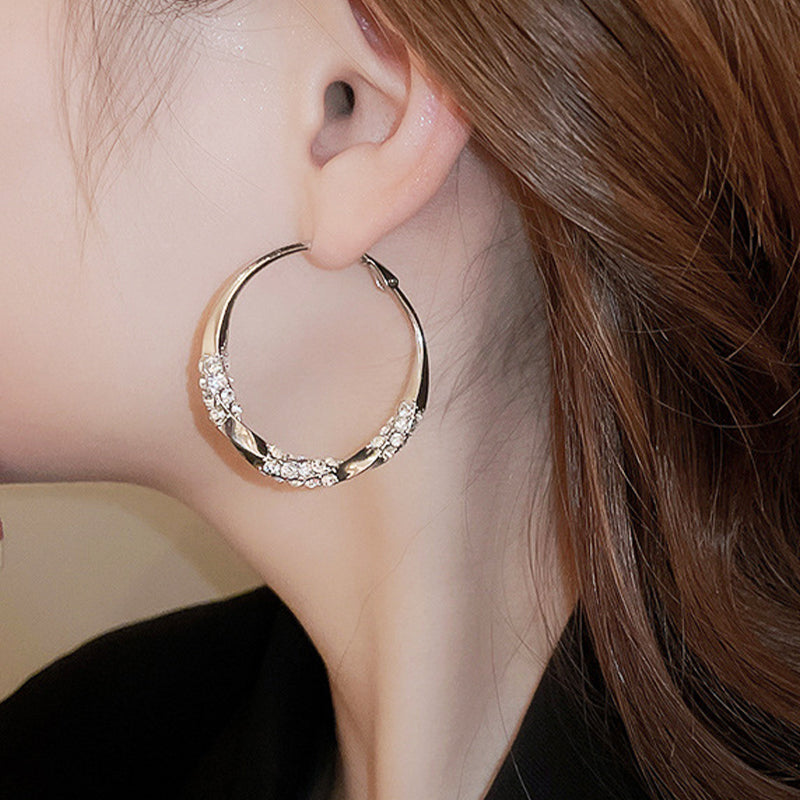 💖LAST DAY SALE 49% OFF💖Circle Earrings with Zirconia