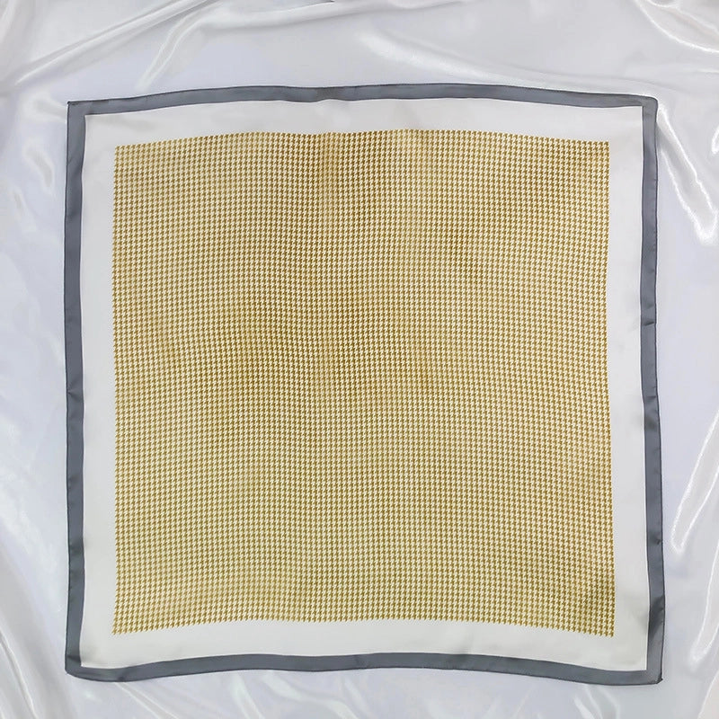 Women's Minimalist  Satin Silk Scarf