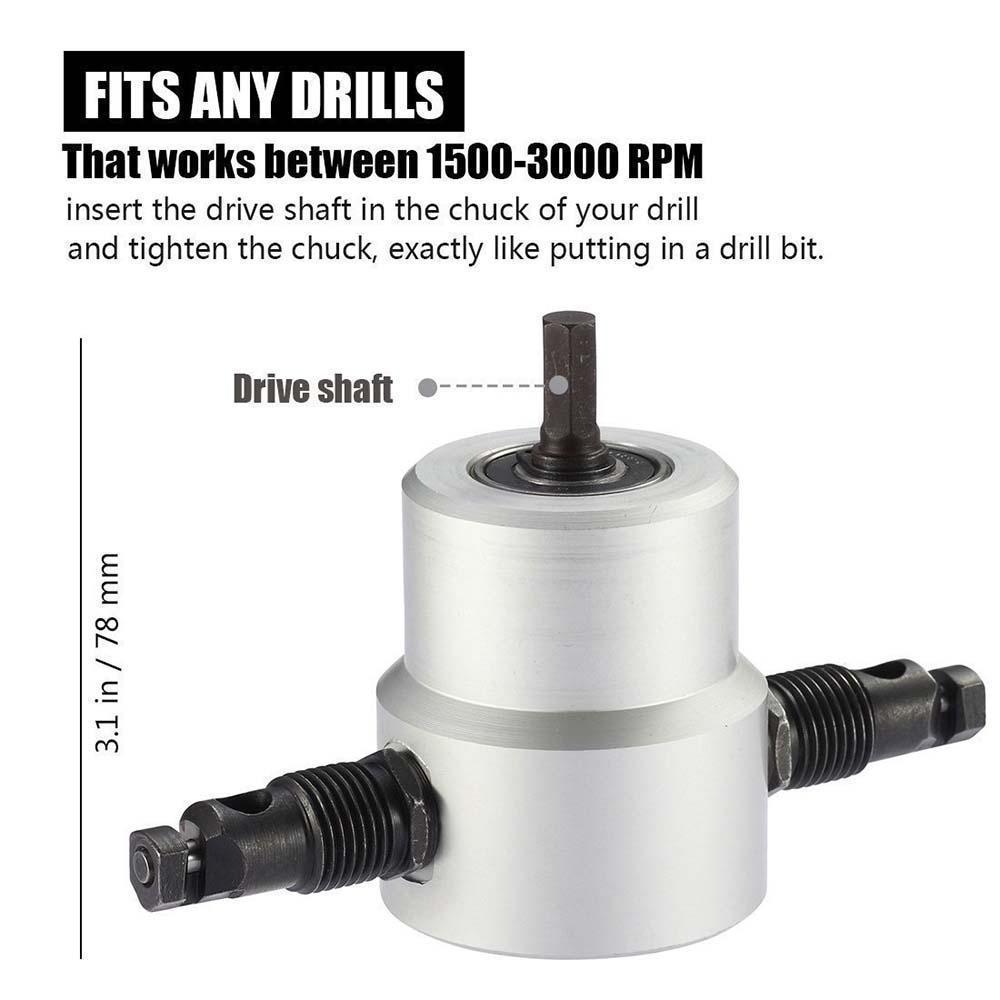 Double-Headed Handheld Metal Nibbler Cutter