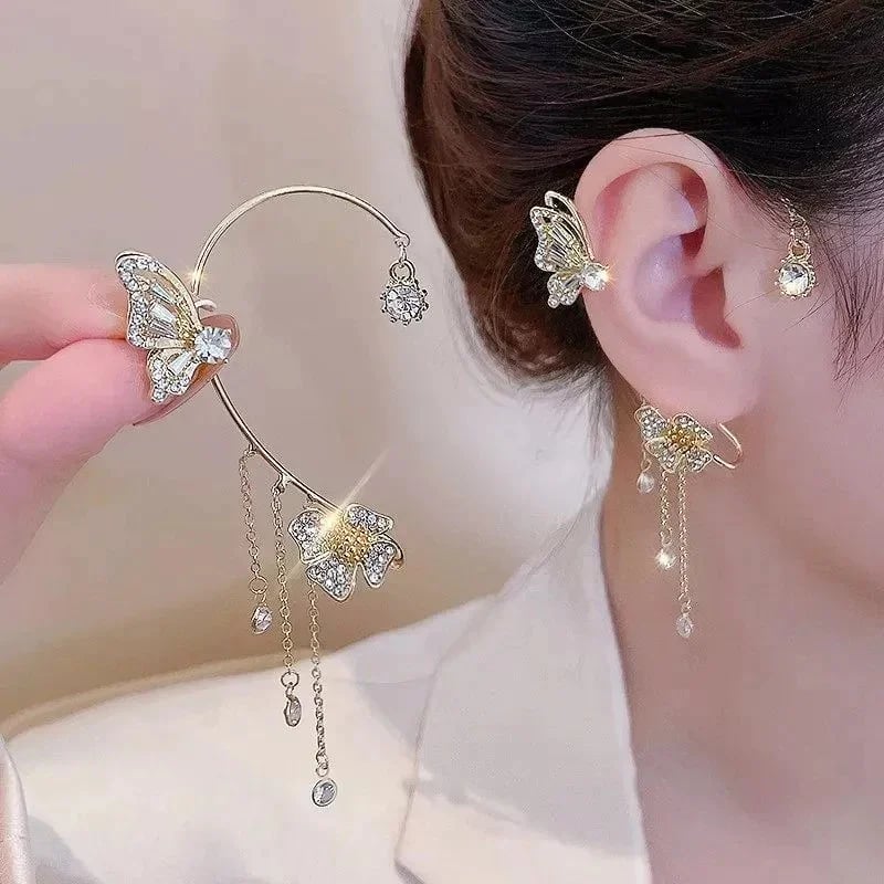 💐2023 HOT SALE💝-BUTTERFLY TASSEL STYLE ZIRCON EARRINGS | PERFECT GIFT🎁