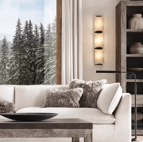Cylara Une | Alabaster Wall Light