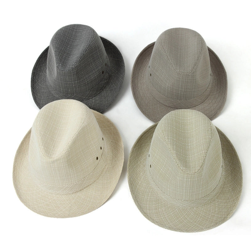 Top Hat Men's Middle-aged And Old Men's Jazz Hat Thickened Hat Fashionable Sports Outdoor Hat