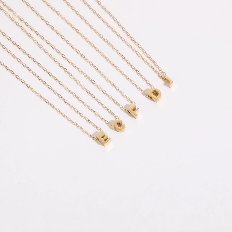 Casual Classic Style Streetwear Letter 304 Stainless Steel Plating Pendant Necklace