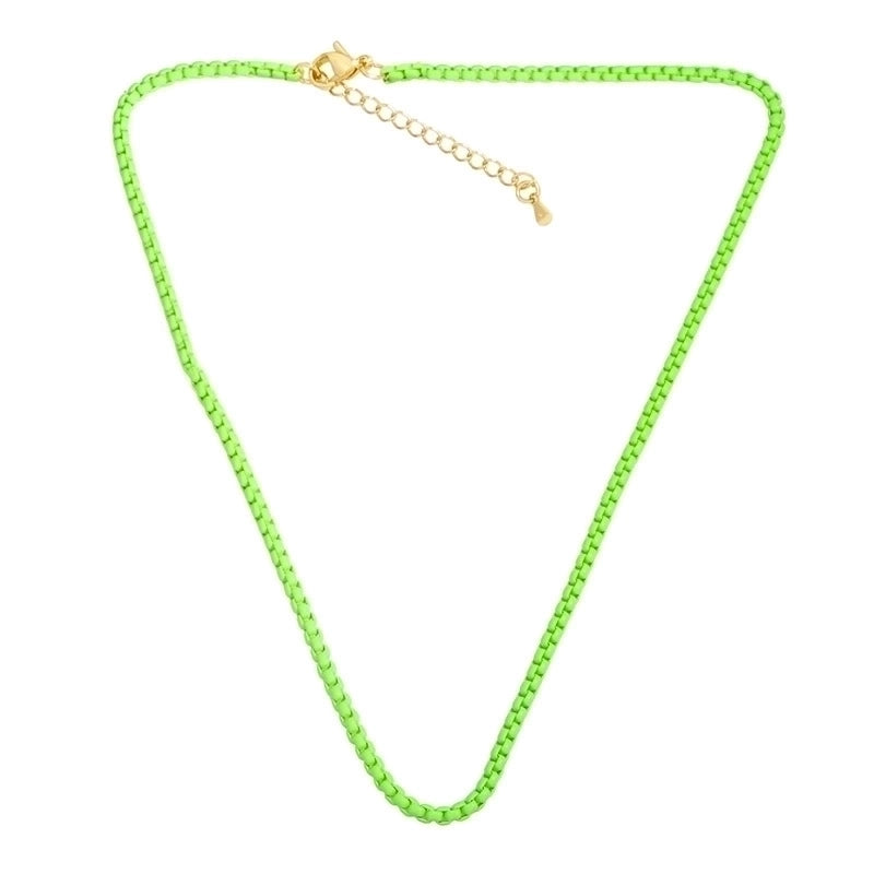 Copper Stoving Varnish Geometric Copper Necklaces