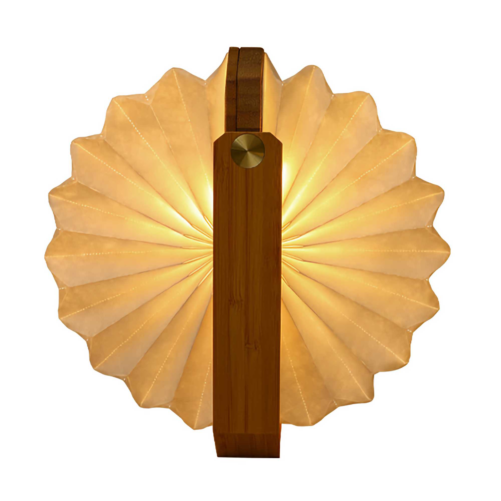 Gingko Smart Origami Lamp. Japanese Bamboo