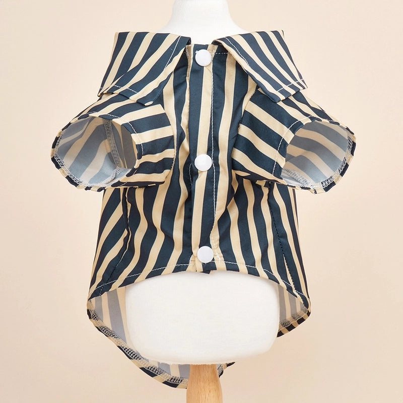Polyester Stripe Pet Clothing