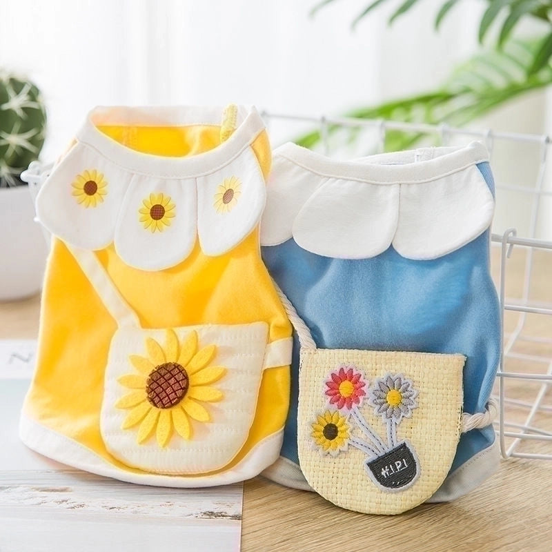 Cute Thin Breathable Pet Puppy Cat Clothes