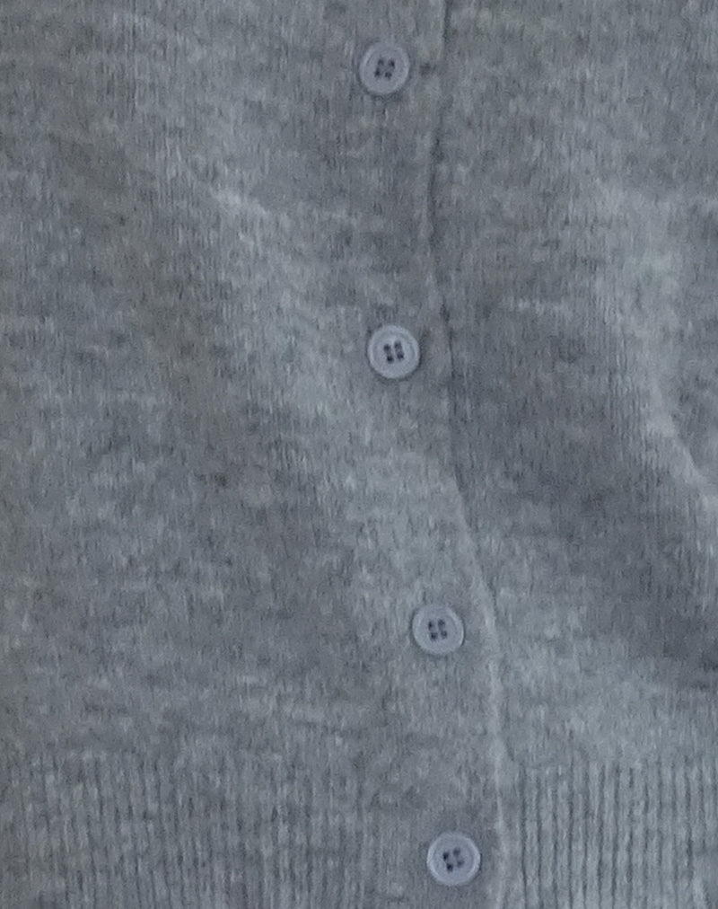 Cancri Button Through Vest in Grey