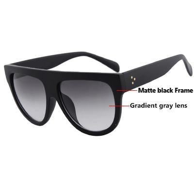 Gradient Flattop Sunglasses
