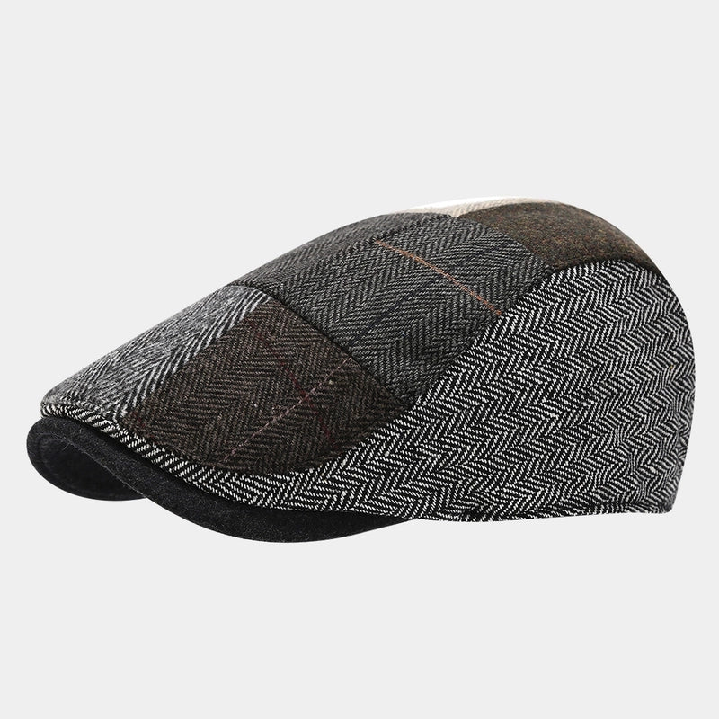 Unisex Retro Sweet Lattice Curved Eaves Advance Hats