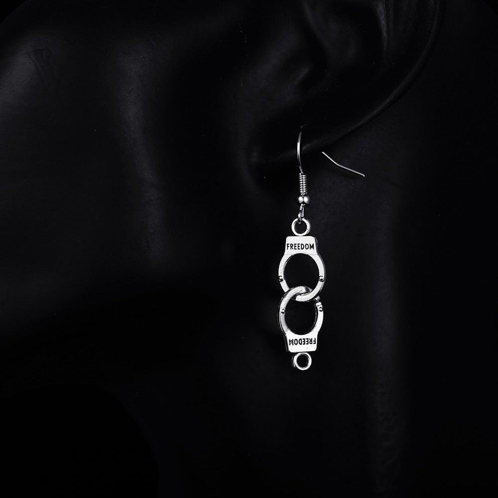 Handcuffs Earrings