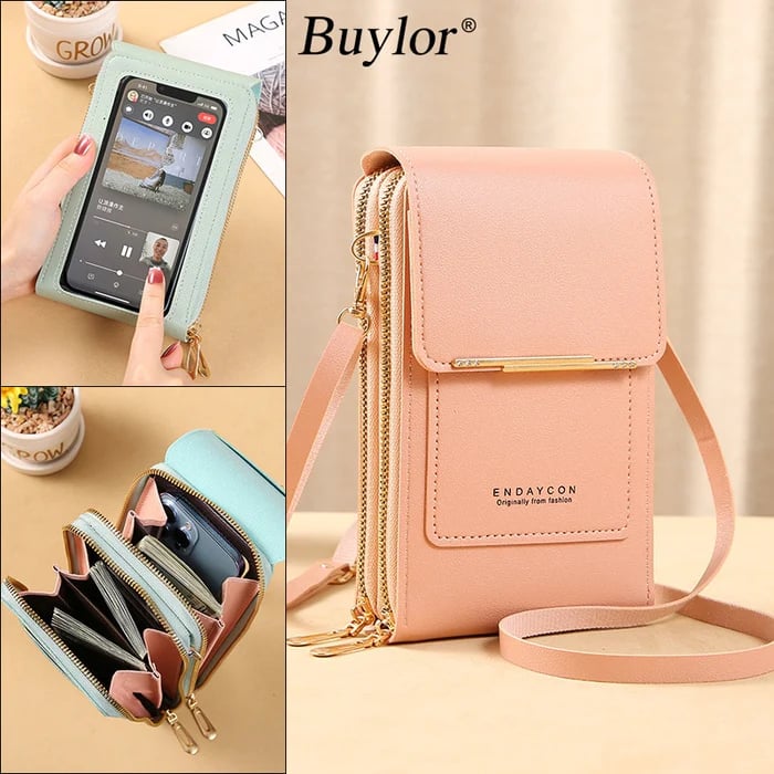 ✨Summer Sale🎁-Mobile phone bag multifunctional key zipper coin purse