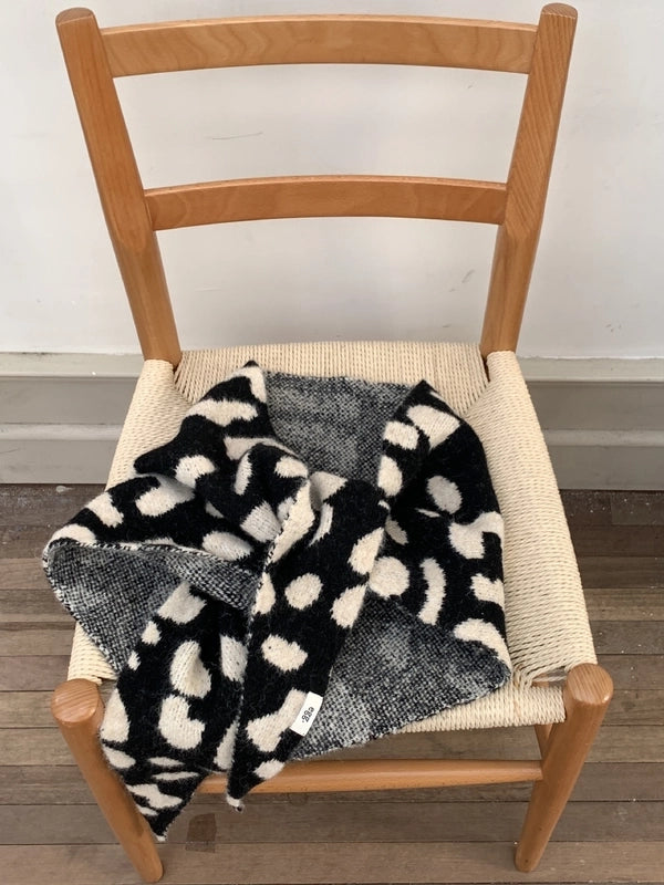 Women's Vacation Minimalist Stripe Blended Bevel Angle Shawl