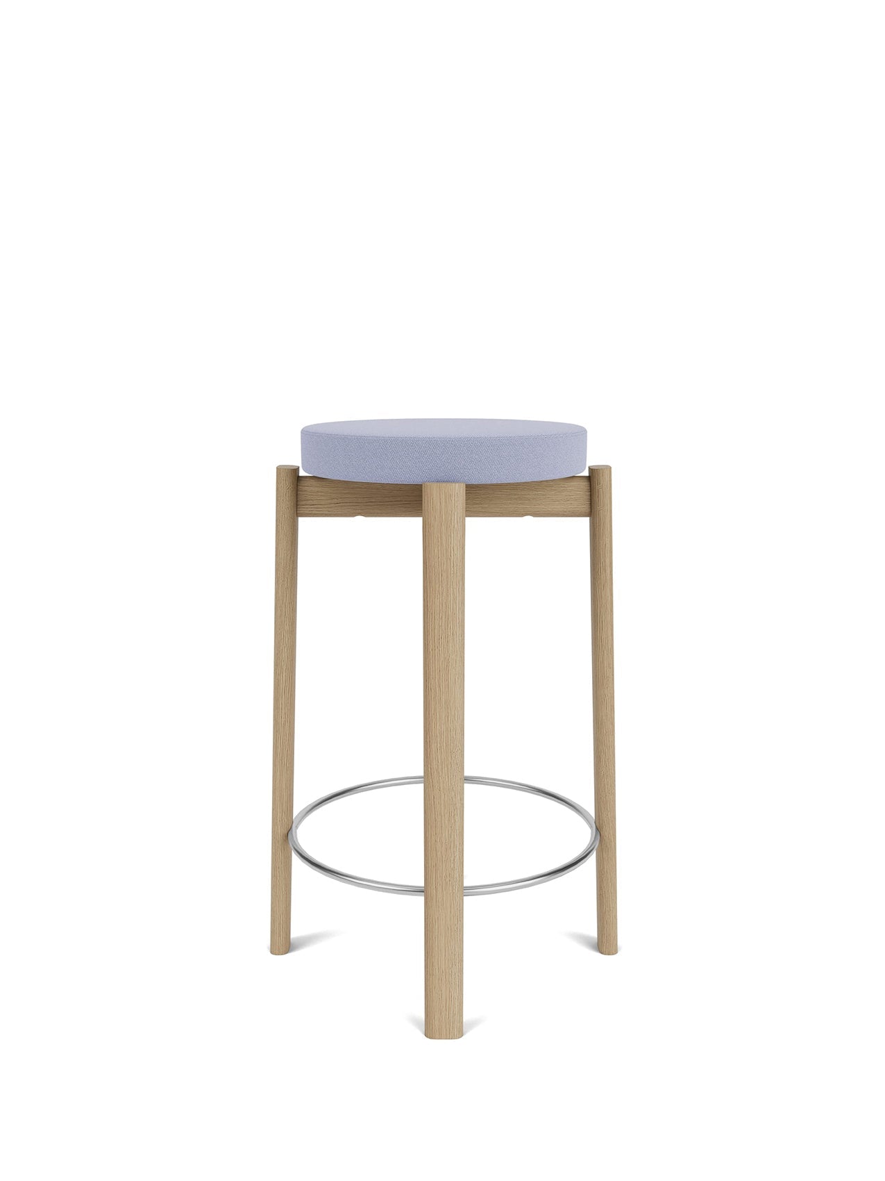 Passage Counter Stool. Upholstered Seat
