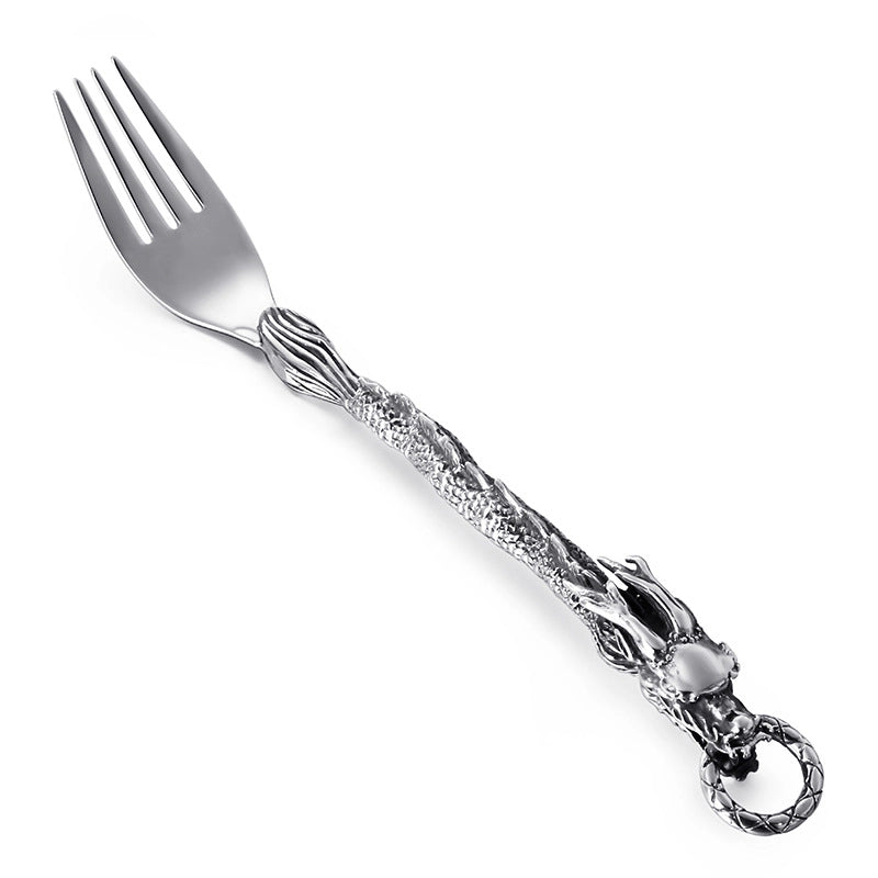 Casual Solid Color Stainless Steel Tableware