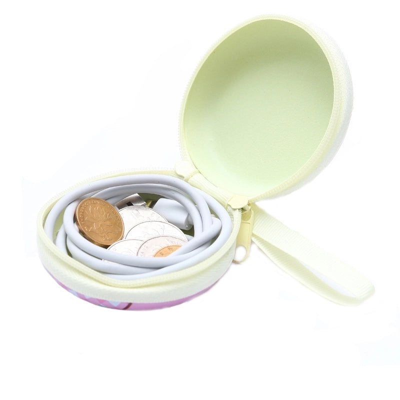 Women's Cartoon Letter Tinplate Zipper Coin Purses