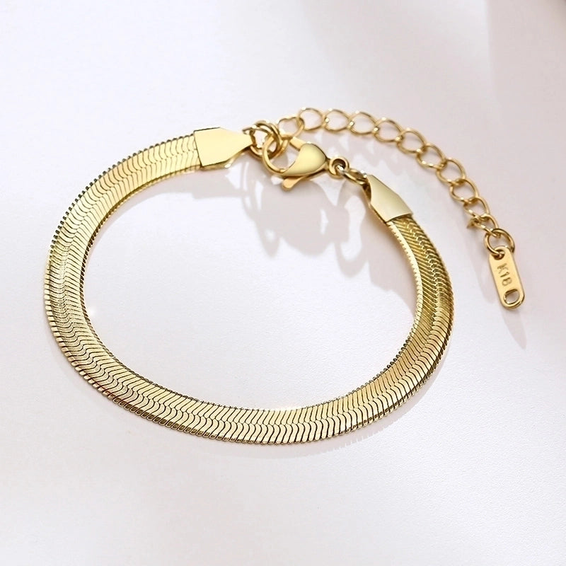 2 Pieces Minimalist Geometric Stainless Steel Gold Plated Necklace