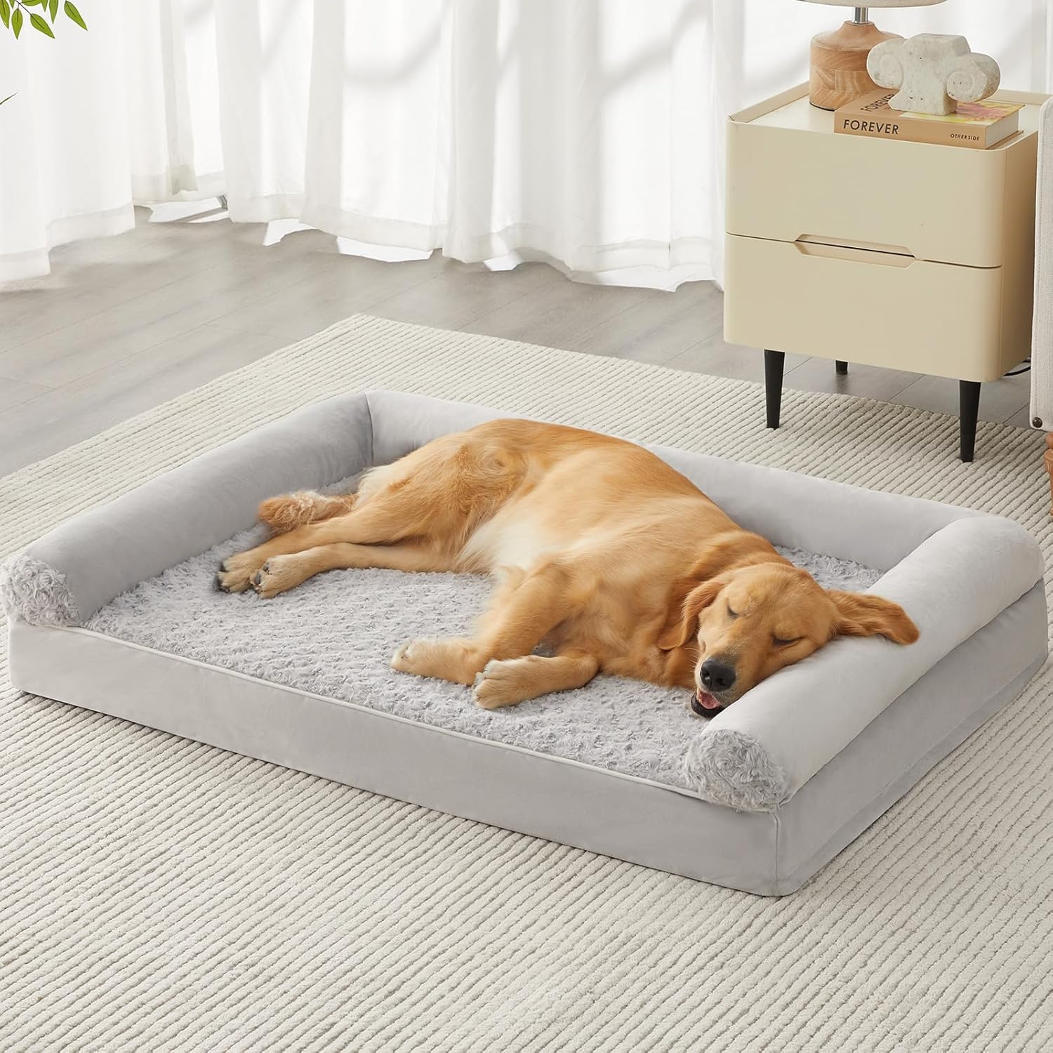 Comfort Sofa Dog Bed With Washable Cover