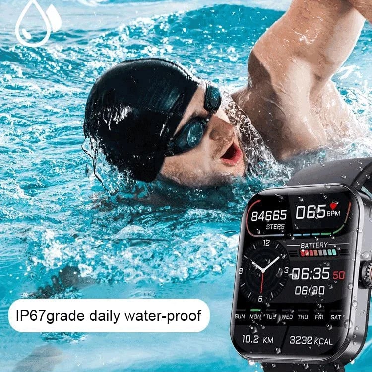 [All day monitoring of heart rate and blood pressure] Bluetooth fashion smartwatchBuy 2 free shipping