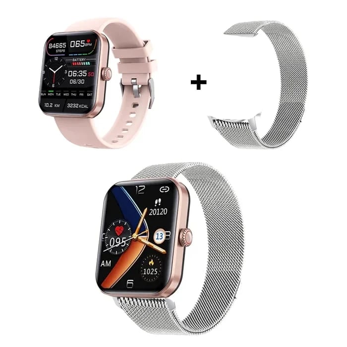 [All day monitoring of heart rate and blood pressure] Bluetooth fashion smartwatchBuy 2 free shipping