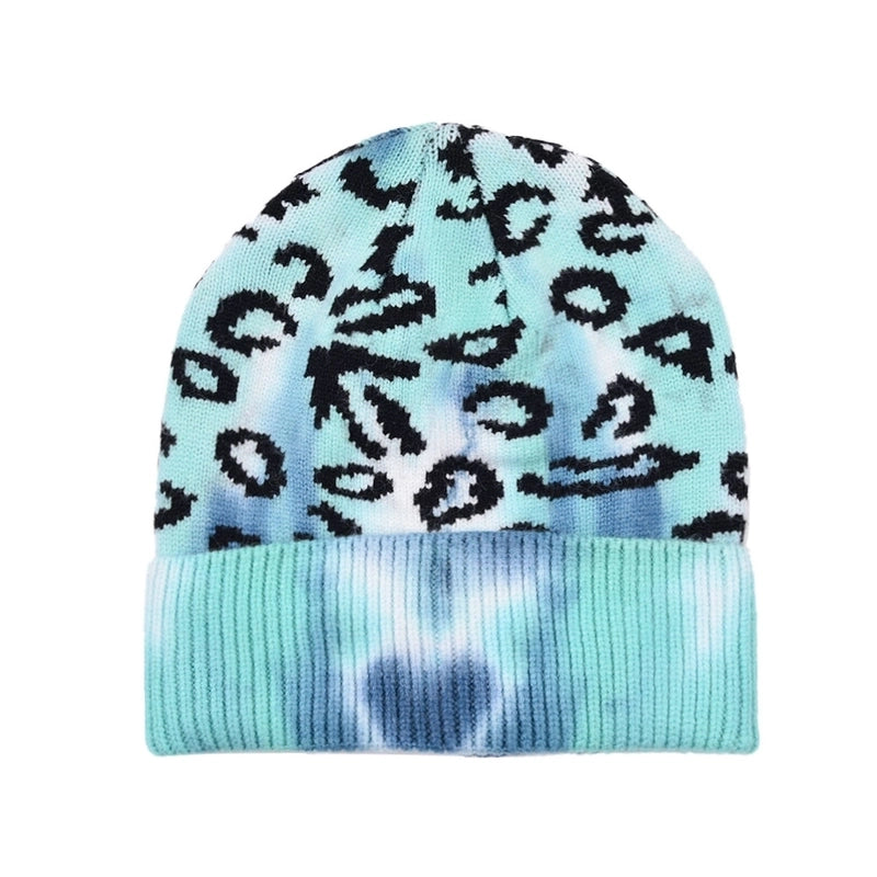 Unisex Color Block Eaveless Wool Cap