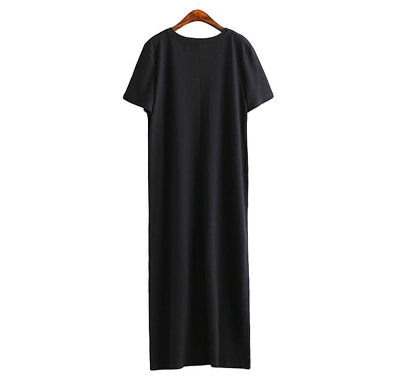 High Slit Shirt Dress