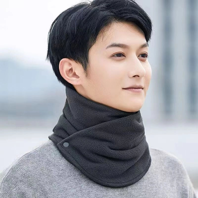 Winter Velvet Thickened Warm Neck Protection Scarf For Men And Women Riding Cold-proof Windproof Multifunctional Scarf Neck Set