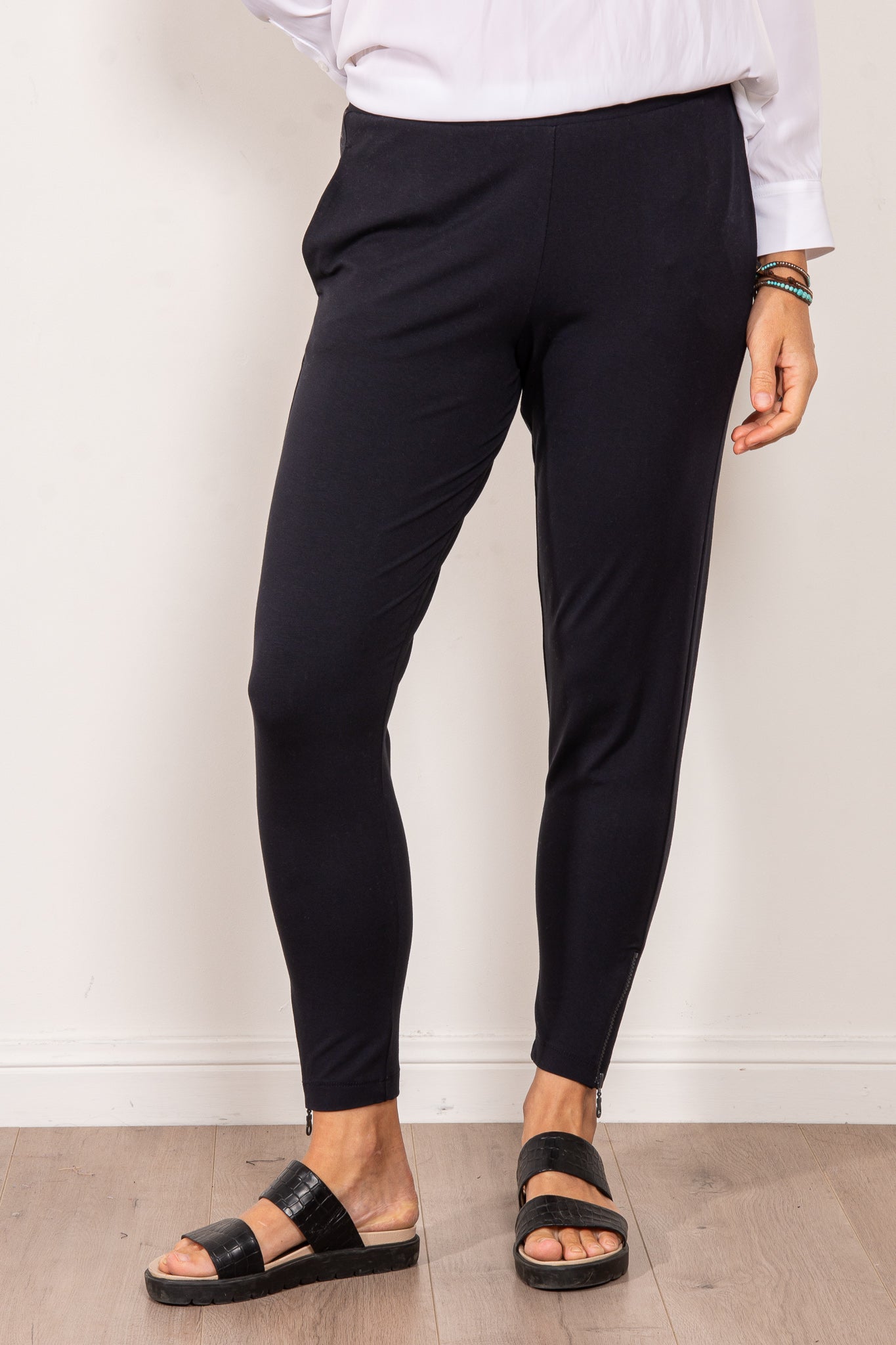 Mela Purdie Zip Stiletto Pant Matte Jersey