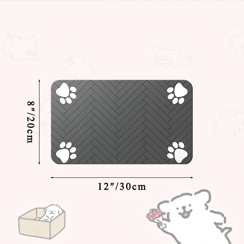 Absorbent Pet Feeding Mat - Waterproof & Non-Slip Pet Placemat