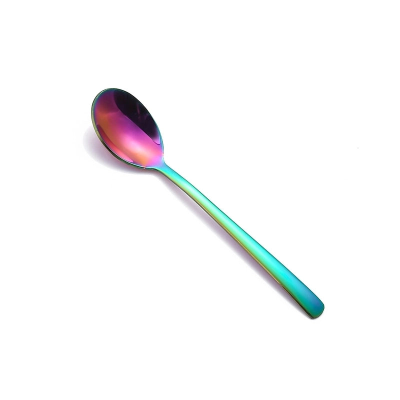 Casual Solid Color Stainless Steel Tableware