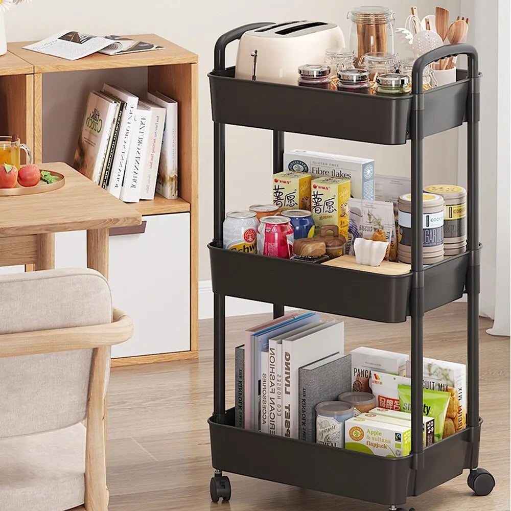 3-Layers Multi-function Trolley Storage Organizer(5295)