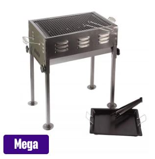 BBQ GRILL WITH STAND AND COOKING PLATE OUTDOOR BARBECUE