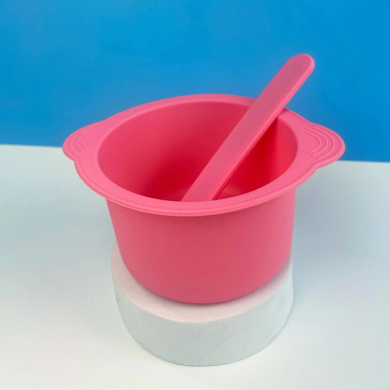 Casual Solid Color Silica Gel Mask Bowl 1 Piece 1 Set