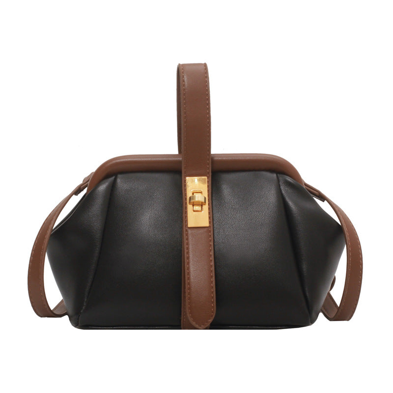 Textured PU Leather Crossbody Bag