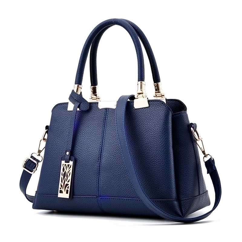 Women's Medium Autumn Pu Leather Fashion Tote Bag