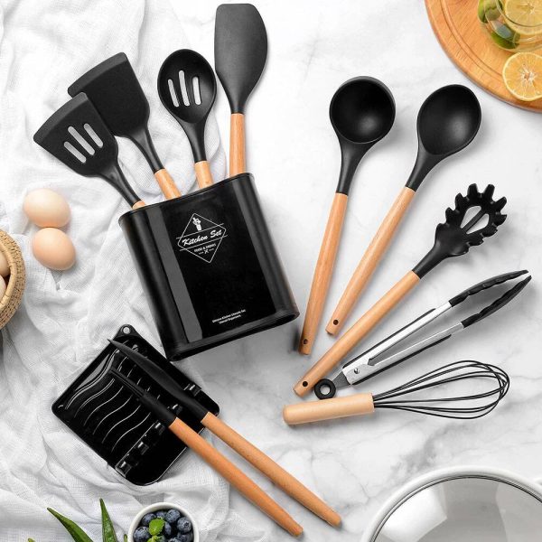 13 Pcs Silicone Kitchenware Cooking Utensils Set