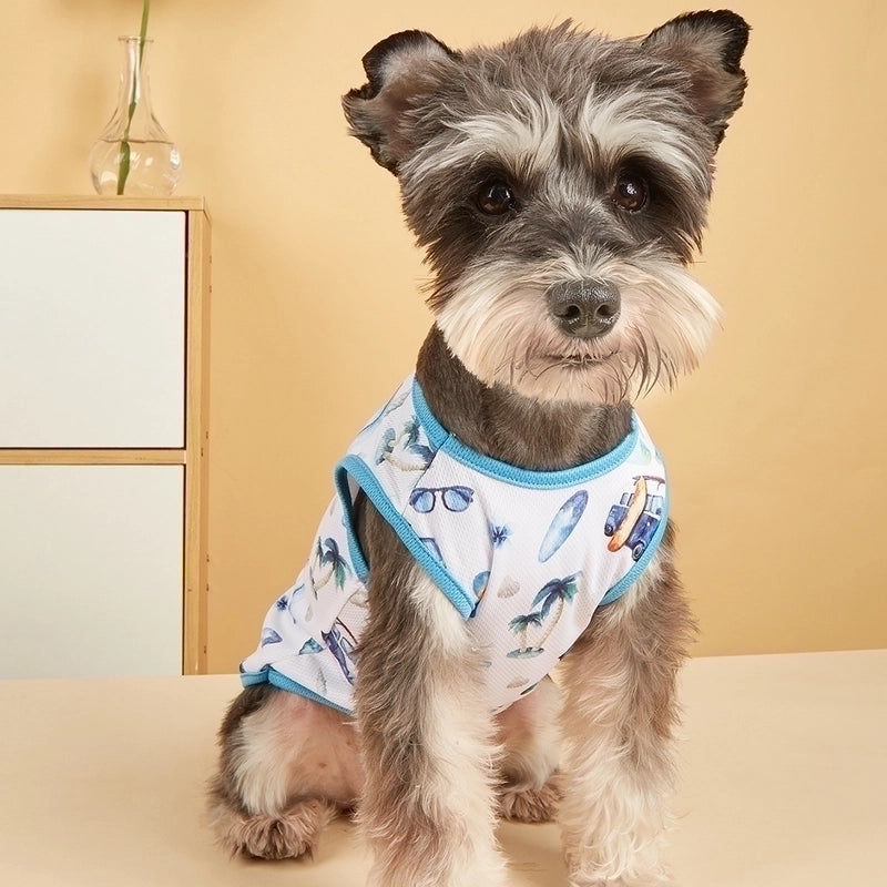 Dog Clothes Summer Pet Clothing Pet Vest Teddy Bulldog Clothes Cat Casual Clothes