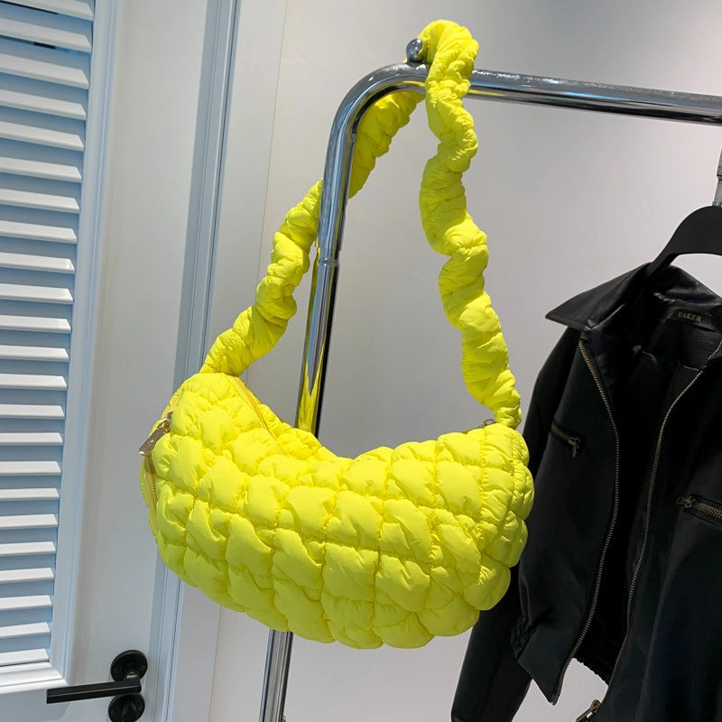 Women's Medium All Seasons Nylon Streetwear Cloud Shape Bag