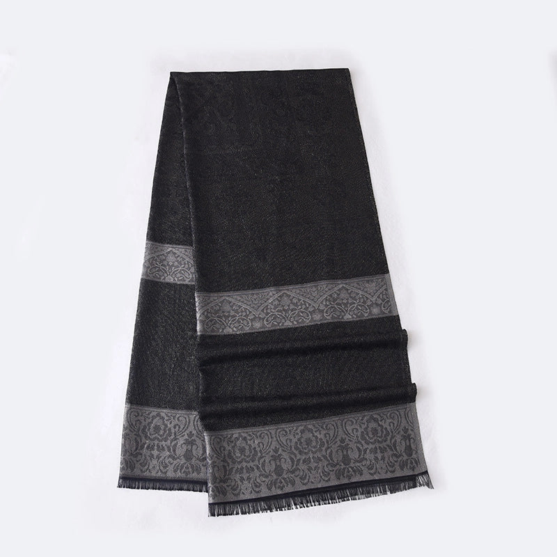 Women's Ethnic Style Minimalist Solid Color Polyester Silk Scarf