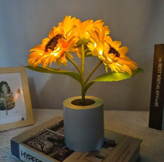 🌻 Sunflower led simulation small night light🌻