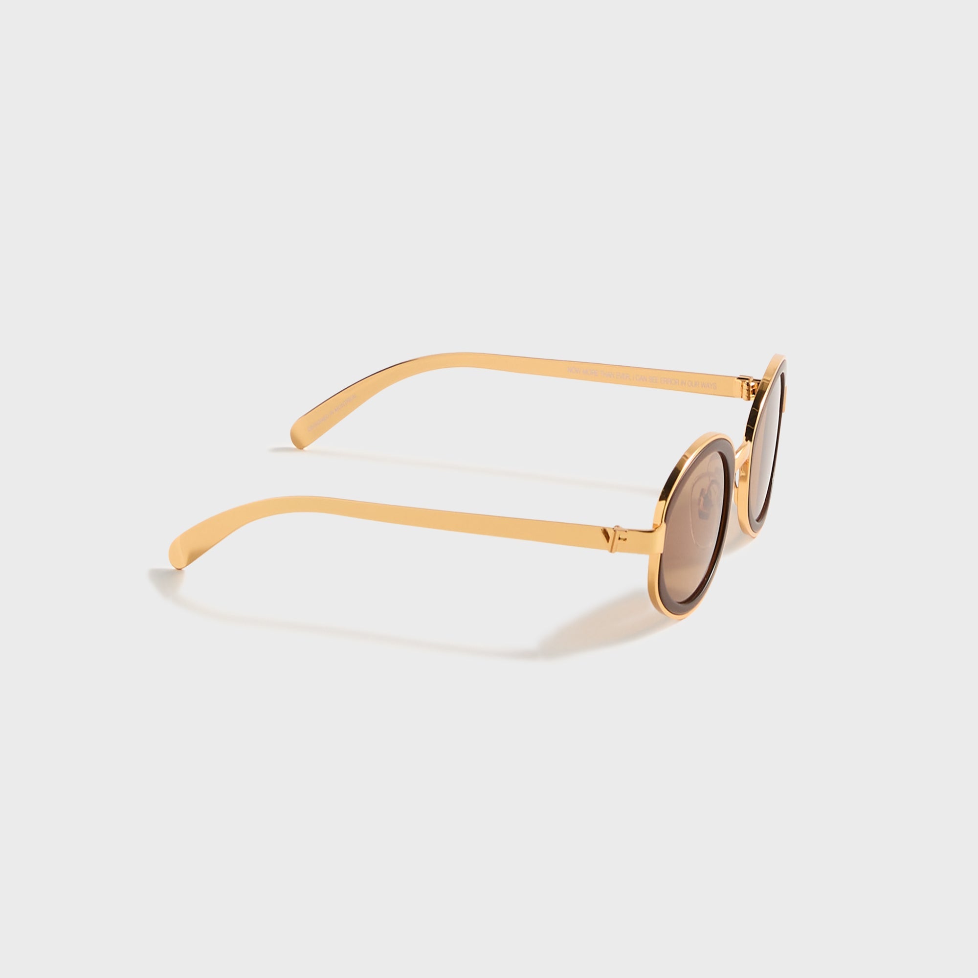 Vintage Frames Sincere 24KT - Gold / Matte Brown Espresso